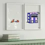 Affiches - DUOS D'AFFICHES SHOPS AND DOGS - Quand les chiens tiennent boutique - FERE