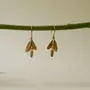 Bijoux - BOUCLES D'OREILLES CROCHET DORÉES VOL - JOIDART