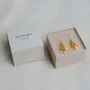 Bijoux - BOUCLES D'OREILLES CROCHET DORÉES VOL - JOIDART