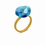 Jewelry - GOLDEN RING GAUDÍ JEWELRY BLUE - JOIDART