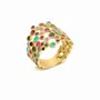Jewelry - GOLDEN RING CANDY COLOURS - JOIDART