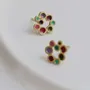 Jewelry - SMALL GOLDEN EARRINGS CANDY COLOURS - JOIDART