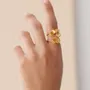 Bijoux - BAGUE DORÉE ARAI - JOIDART