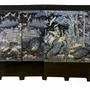 Decorative objects - Korean Mother-of-Pearl Folding Screen – Cranes, Peacocks & Royal Garde - FEBRUARY MOUNTAIN