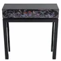 Consoles - Table console incrustée de nacre – Motifs floraux coréens avec tiroir - FEBRUARY MOUNTAIN