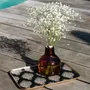 Trays - Enamel trays with handpainted gold trim, Arles ex-voto pattern - MAISON LILO