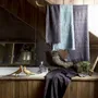 Serviettes de bain - Drap de douche Zoé Carbone 70 X 140 - MAISON VIVARAISE - SDE VIVARAISE WINKLER