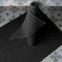 Other bath linens - Enzo Bath Mat Carbone 54 X 110 - MAISON VIVARAISE - SDE VIVARAISE WINKLER
