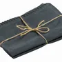 Napkins - Set of 2 recycled table napkins Delia Ombre 41 X 41 - MAISON VIVARAISE - SDE VIVARAISE WINKLER