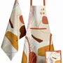 Potholders - 2-in-1 Pot Holder Legno Multico 20 X 20 - MAISON VIVARAISE - SDE VIVARAISE WINKLER