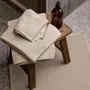 Autres linges de bain - Tapis de bain uni Etia Galet 54 x 64 - MAISON VIVARAISE - SDE VIVARAISE WINKLER