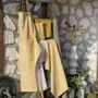 Potholders - 2-in-1 Organic Pot Holder Freedom Bambou 20 X 20 - MAISON VIVARAISE - SDE VIVARAISE WINKLER