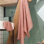 Bath towels - Zoé Bath Towel Argile 100 X 180 - MAISON VIVARAISE - SDE VIVARAISE WINKLER