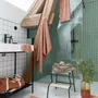Bath towels - Zoé Bath Towel Chamois 100 X 180 - MAISON VIVARAISE - SDE VIVARAISE WINKLER