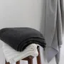 Throw blankets - Recycled Knit Throw Danilo Perle 130 X 160 - MAISON VIVARAISE - SDE VIVARAISE WINKLER