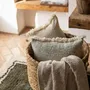 Throw blankets - Jane Heathered Throw Blanket Cacao 130 X 160 - MAISON VIVARAISE - SDE VIVARAISE WINKLER