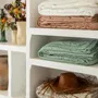 Linge de lit - Jeté de lit Tika Opaline 260 x 260 - MAISON VIVARAISE - SDE VIVARAISE WINKLER