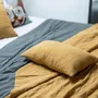 Linge de lit - Jeté recyclé Titou Havane 260 x 260 - MAISON VIVARAISE - SDE VIVARAISE WINKLER