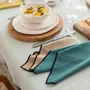 Napkins - Grace Recycled Table Napkin Camel 40 X 40 - MAISON VIVARAISE - SDE VIVARAISE WINKLER