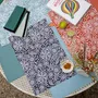 Nappes - Set de table enduit Kira recyclé Rooibos 33 x 48 - MAISON VIVARAISE - SDE VIVARAISE WINKLER