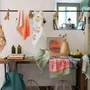 Dish towels - Isae Recycled Dish Towel Céladon 50 X 70 - MAISON VIVARAISE - SDE VIVARAISE WINKLER