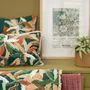 Throw blankets - Alina Printed Throw Blanket Pétrole 135 X 200 - MAISON VIVARAISE - SDE VIVARAISE WINKLER