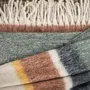 Throw blankets - Isabel Recycled Plain Throw Olive 130 X 160 - MAISON VIVARAISE - SDE VIVARAISE WINKLER
