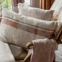 Throw blankets - Jane Heathered Throw Blanket Sienne 130 X 160 - MAISON VIVARAISE - SDE VIVARAISE WINKLER