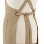 Aprons - Recycled kitchen apron with pockets Artisan Camel 72 X 85 - MAISON VIVARAISE - SDE VIVARAISE WINKLER