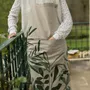 Aprons - Majda Kitchen Apron with Pocket Multico 72 X 85 - MAISON VIVARAISE - SDE VIVARAISE WINKLER