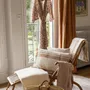 Throw blankets - Jane Jacquard Throw Blanket Multico sienne 130 X 160 - MAISON VIVARAISE - SDE VIVARAISE WINKLER