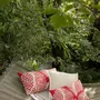 Cushions - Embroidered Cushion Flora Papaye 40 X 65 - MAISON VIVARAISE - SDE VIVARAISE WINKLER