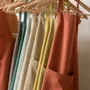 Aprons - Ada Recycled Kitchen Apron Tomette 72 X 85 - MAISON VIVARAISE - SDE VIVARAISE WINKLER