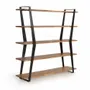 Bibliothèques - Bibliothèque en bois d'acacia et métal - GINER Y COLOMER