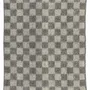 Throw blankets - Recycled Checkered Throw Isabel Ardoise 130 X 160 - MAISON VIVARAISE - SDE VIVARAISE WINKLER