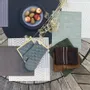 Table cloths - Canna Placemat Set Matcha 33 X 45 - MAISON VIVARAISE - SDE VIVARAISE WINKLER