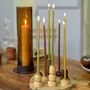 Objets de décoration - Bougeoir bois & laiton - MAISON PECHAVY