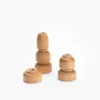 Objets de décoration - Bougeoir bois & laiton - MAISON PECHAVY