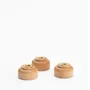 Objets de décoration - Bougeoir bois & laiton - MAISON PECHAVY