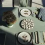 Napkins - Grace Recycled Table Napkin Matcha 40 X 40 - MAISON VIVARAISE - SDE VIVARAISE WINKLER