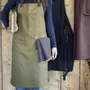 Aprons - Léo Kitchen Apron Kaki 70 X 90 - MAISON VIVARAISE - SDE VIVARAISE WINKLER