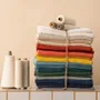 Serviettes de bain - Serviette de toilette Bora Perle 50 x 100 - MAISON VIVARAISE - SDE VIVARAISE WINKLER