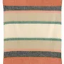 Throw blankets - Recycled Striped Throw Isabel Chataigne 130 X 160 - MAISON VIVARAISE - SDE VIVARAISE WINKLER