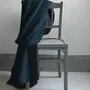 Bed linens - Recycled Throw Maia Navy 240 X 260 - MAISON VIVARAISE - SDE VIVARAISE WINKLER