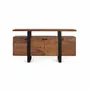 Sideboards - 4-door sideboard in rosewood with metal legs - GINER Y COLOMER