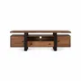 TV stands - Rosewood TV cabinet with metal legs - GINER Y COLOMER