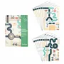 Children's arts and crafts - PAPER STICKERS - TRANSPORT - LOOLIPO