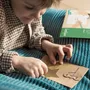 Children's arts and crafts - Golden scratch stickers - LOOLIPO