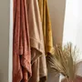 Throw blankets - Tender Throw Blanket Safran 150 X 200 - MAISON VIVARAISE - SDE VIVARAISE WINKLER