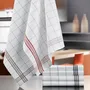 Dish towels - Carreaux Tea Towel Gris 50 X 70 - MAISON VIVARAISE - SDE VIVARAISE WINKLER